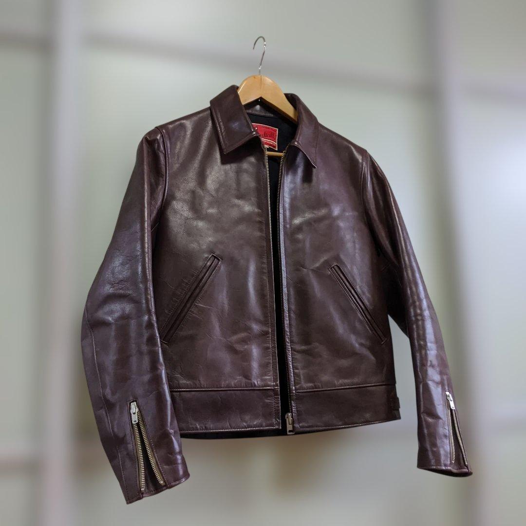 最終価格】RADIALL カウレザー ジャケット　サイズ38