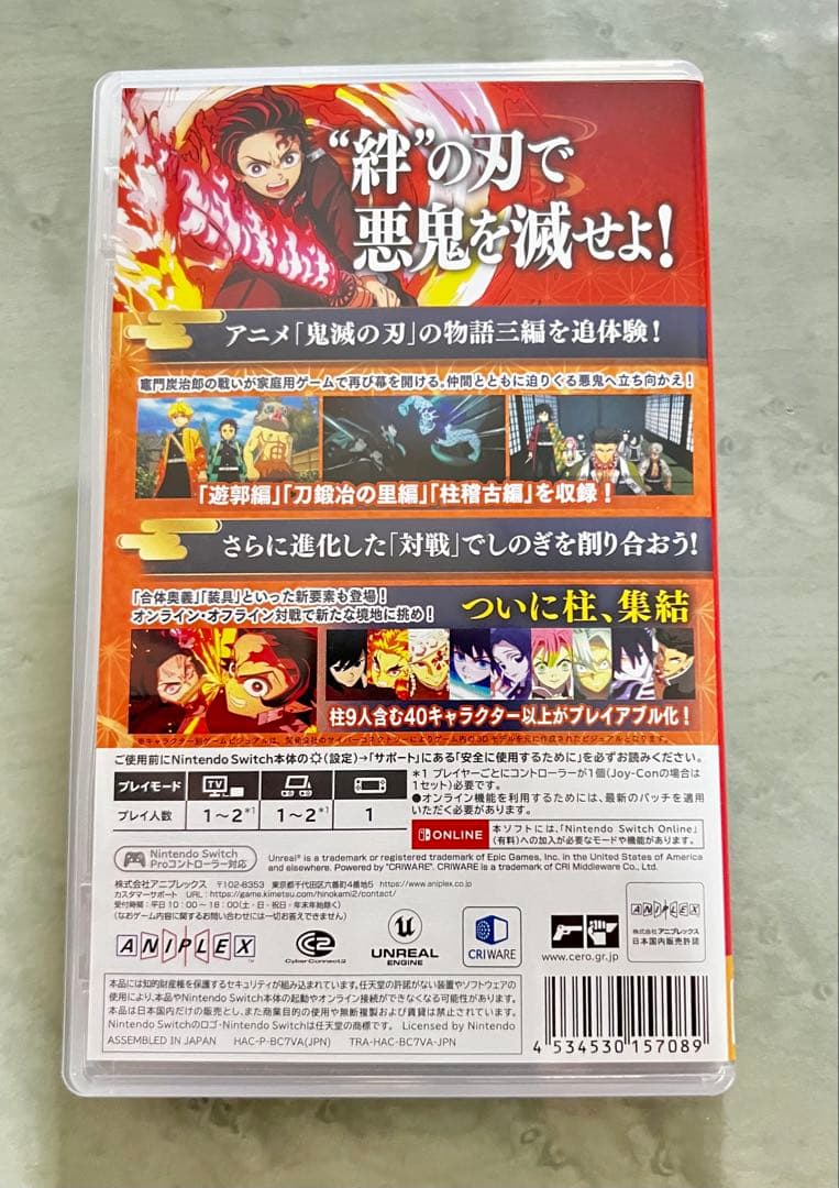 Switch 鬼滅の刃 ヒノカミ血風譚2 映画特典おまけ付