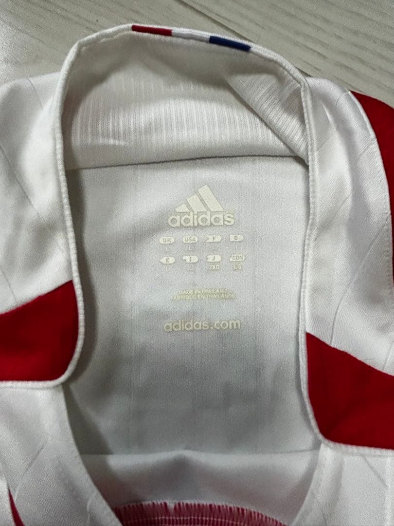 フランス代表 ZIDANE 10番 ドイツW杯アウェイ adidas 2XO