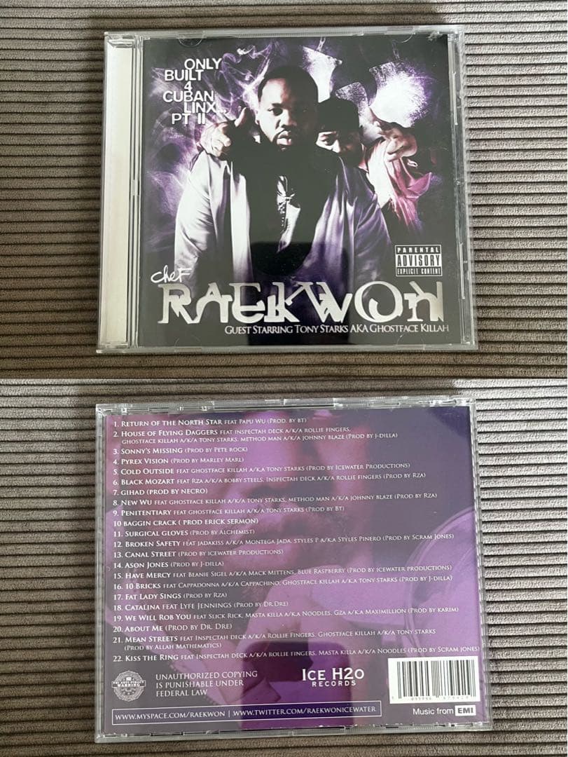 Wu-Tang Clan CD10枚セット Raekwon Ghostface