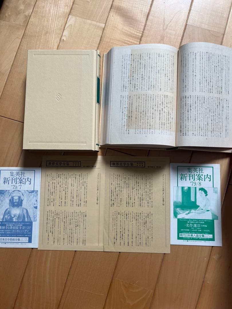 カラマーゾフの兄弟 江川卓訳　集英社　世界文学全集45 46　ドストエフスキー