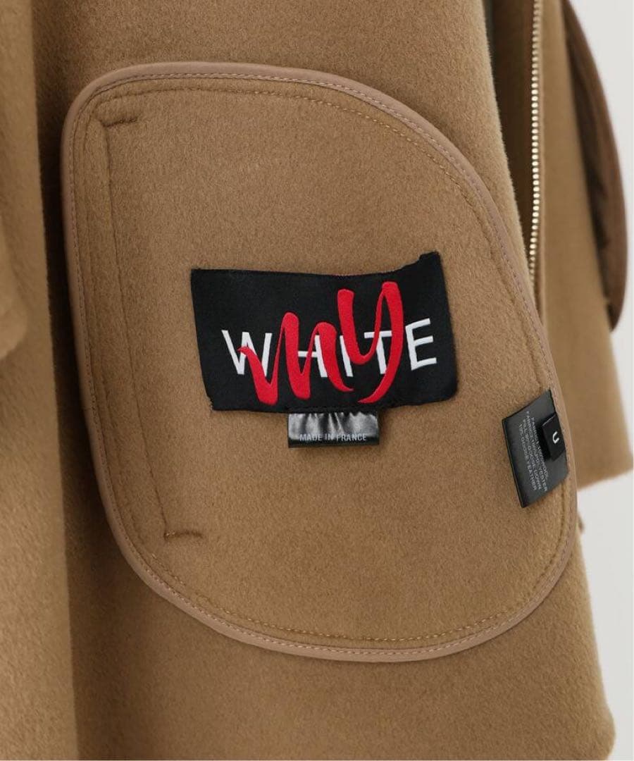 新品タグ付き　ドゥーズィエム【MY WHITE/マイホワイト】CAPEコート
