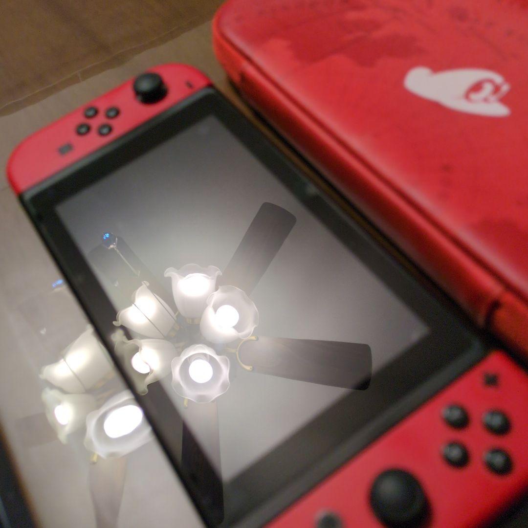Nintendo Switch 赤色 本体 + ゲームソフト　マリオカート他