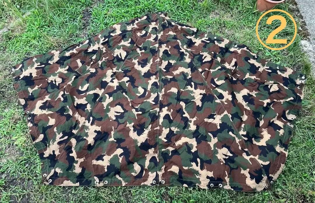 [コウページ ] M90 ハンガリー軍幕　ポンチョテント　2枚