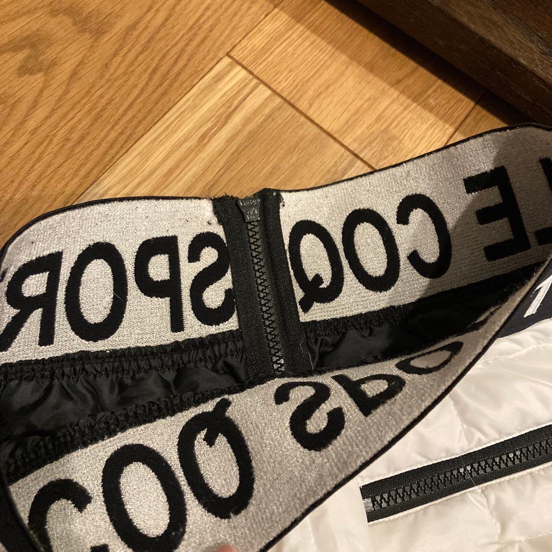 ◯ルコックゴルフ　ダウン90%スカート　おしゃれバイカラー