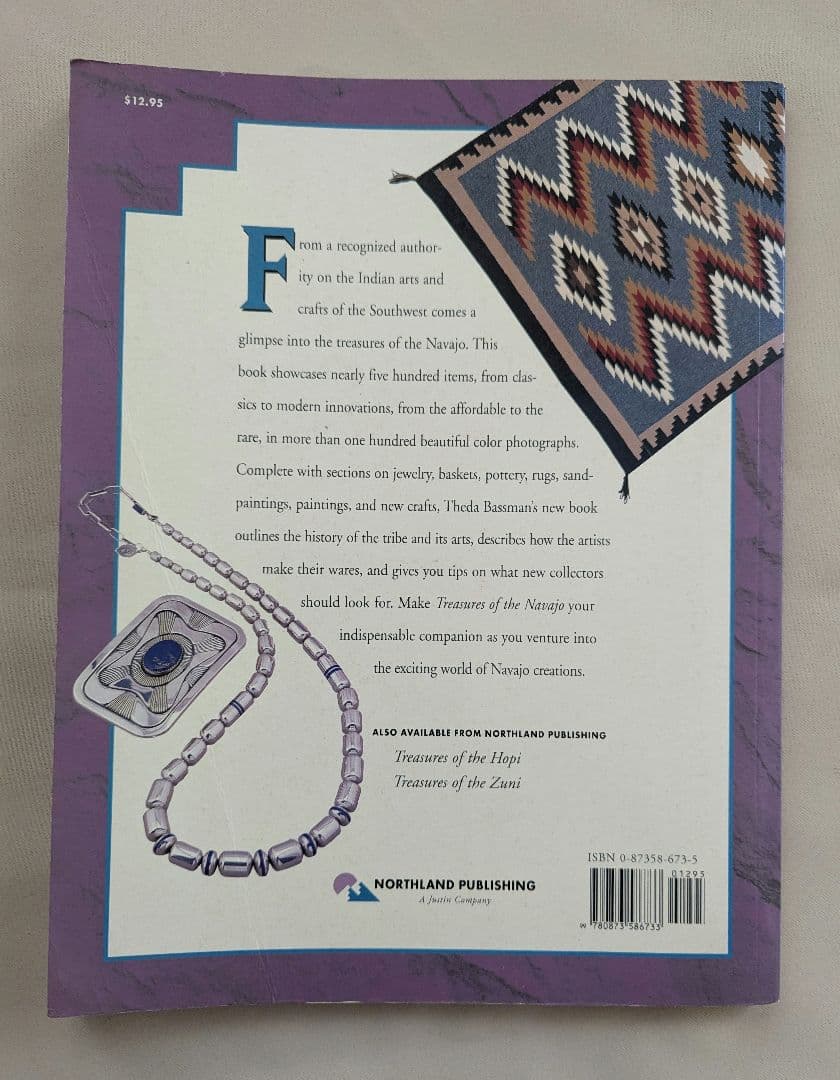 Treasures of the Navajo 洋書 ナバホ族 ジュエリー 工芸