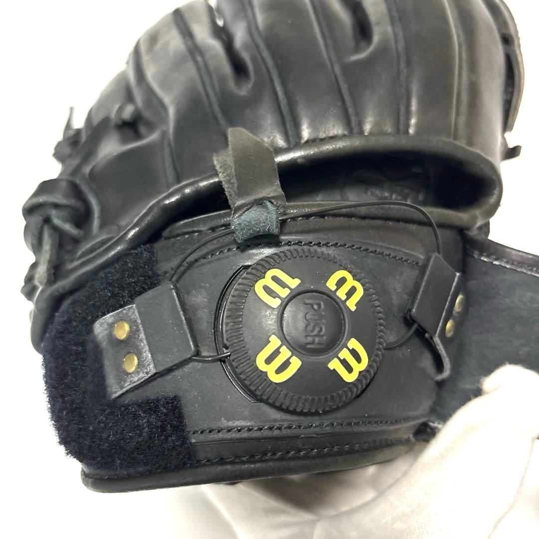 希少 Wilson ウィルソン DFS キップレザー グローブ プロスタッフ 黒