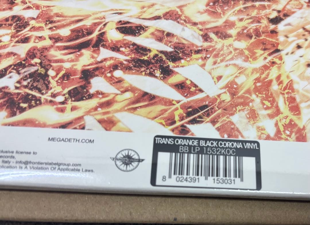 LP Megadeth メガデス × Kerrang! ケラング! サイン付き!