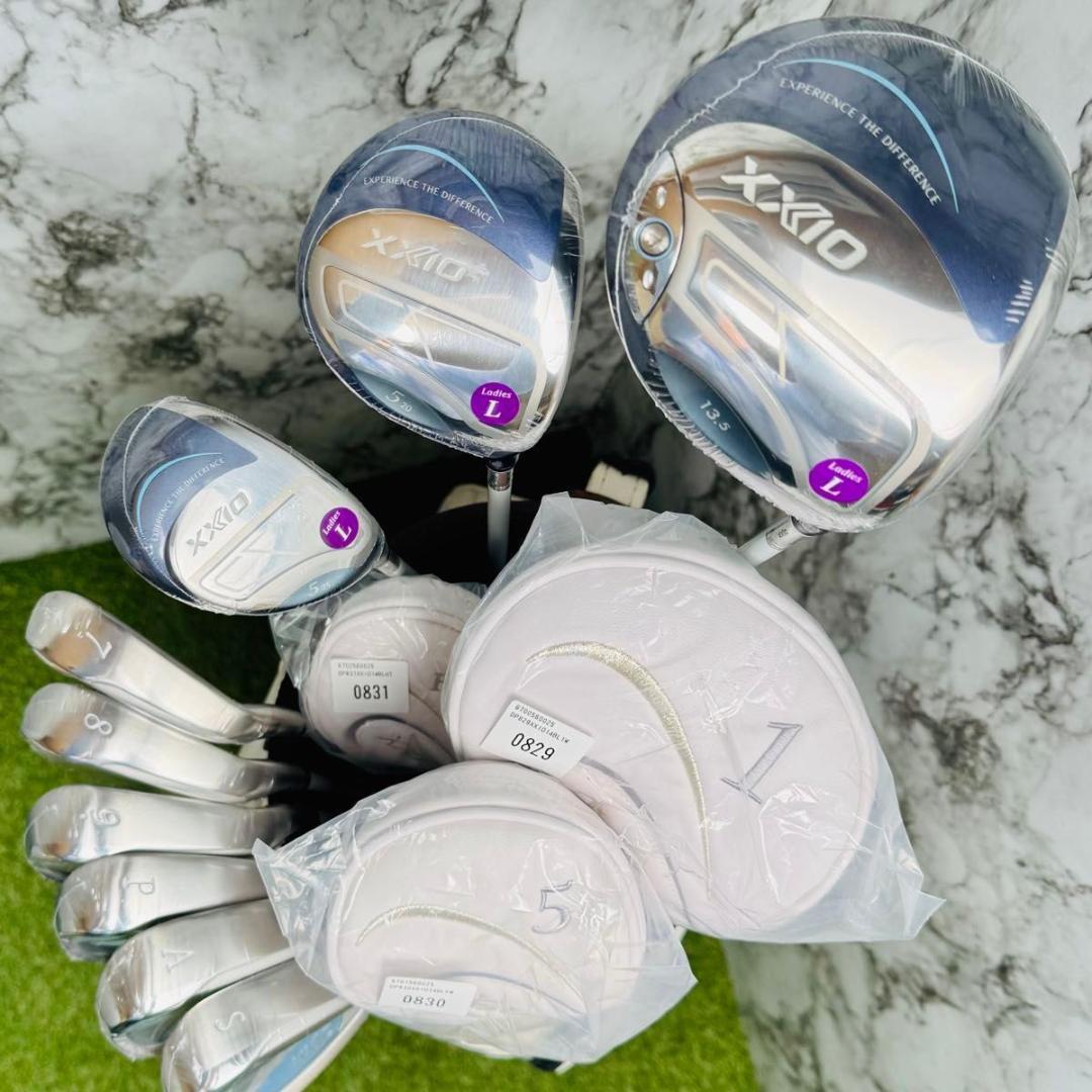 【新品】現行 14代目ゼクシオ XXIO14 レディースゴルフセット 9本 L