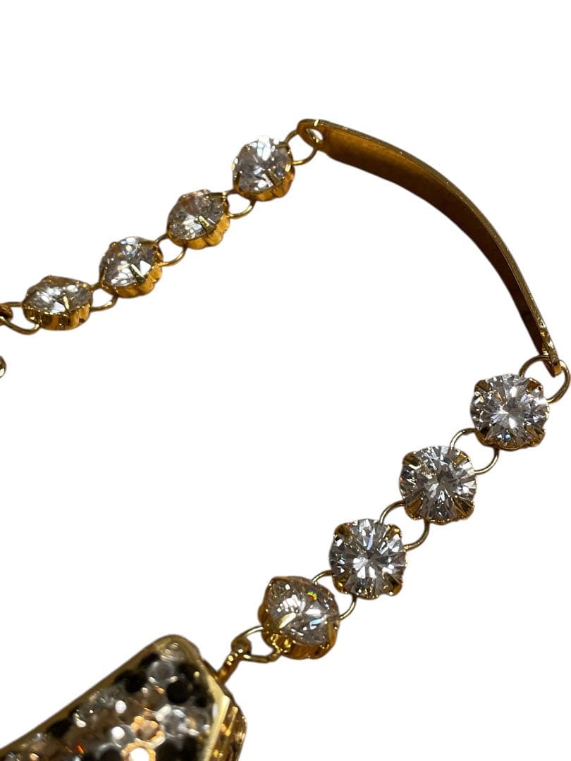 【香鳥屋】ラインストーン ジュエリーバッグ　ハンドバッグ　パーティーバッグ　木箱