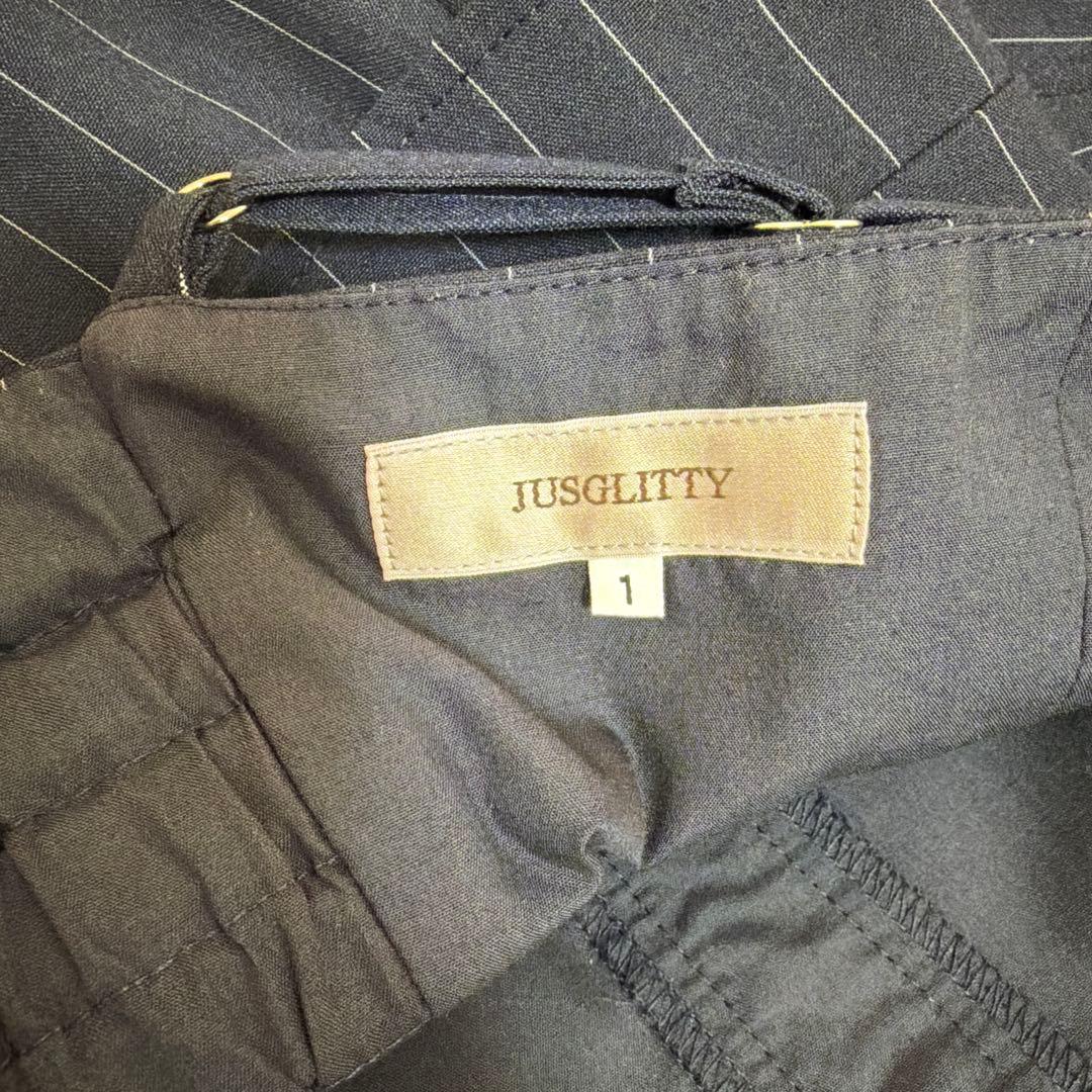 美品 ジャスグリッティー　フレアキャミワンピース