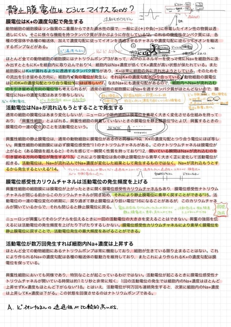 エッセンシャル細胞生物学 自作問題集