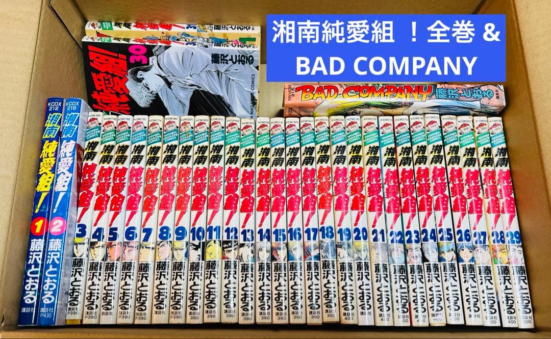 湘南純愛組！全巻31巻セット+ BAD COMPANY 藤沢とおる
