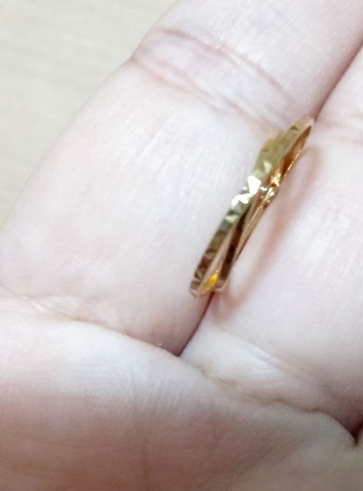 k18フープピアス片耳