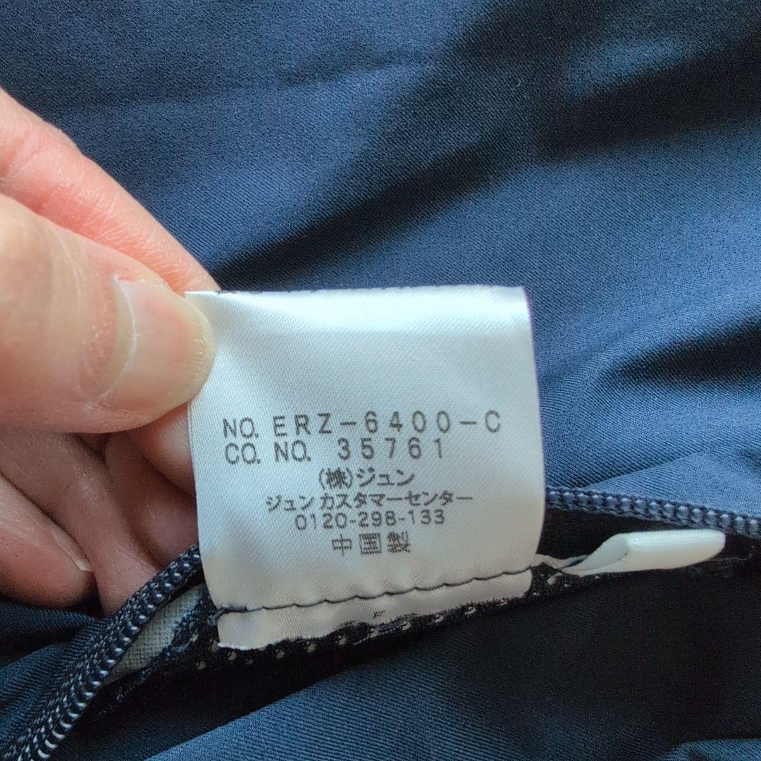 ジュンアンドロペ ゴルフ レインウェア 2WAY 紺 ネイビー M ワンピース