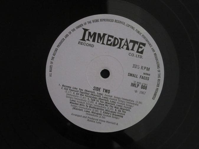 SMALL FACES★Same UK Immediate Mono オリジナル