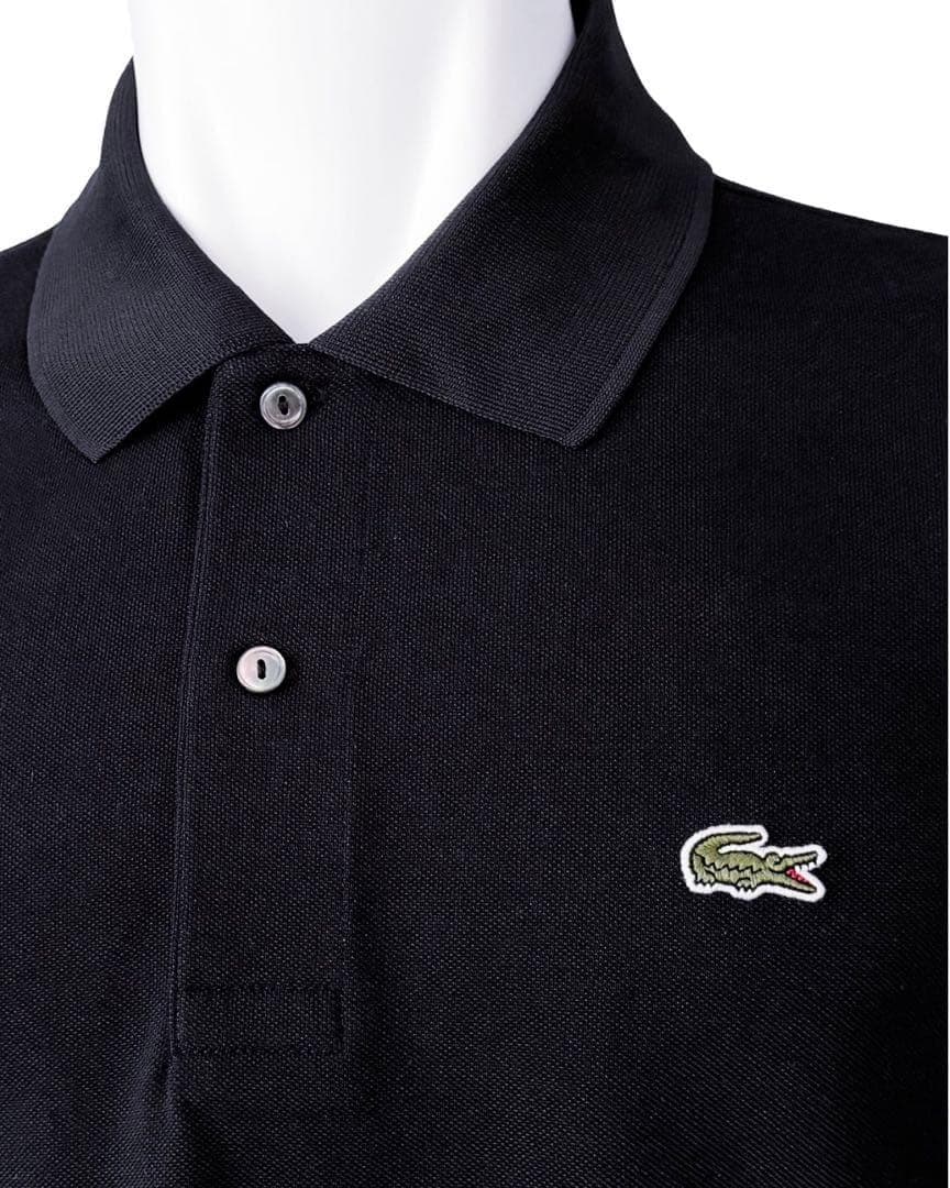 新品未使用品　ラコステ x ゴルフィッカーズ コラボ　ポロシャツ　黒　XL