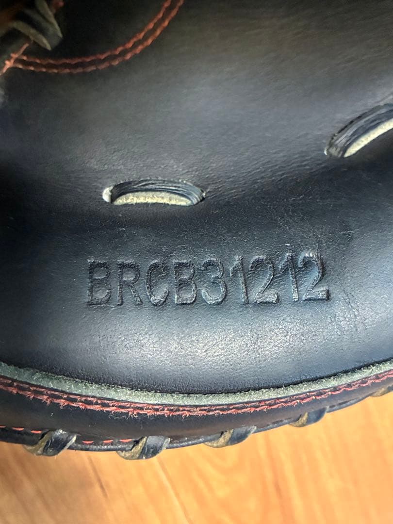 ZETT キャッチャーミット 黒 レザー