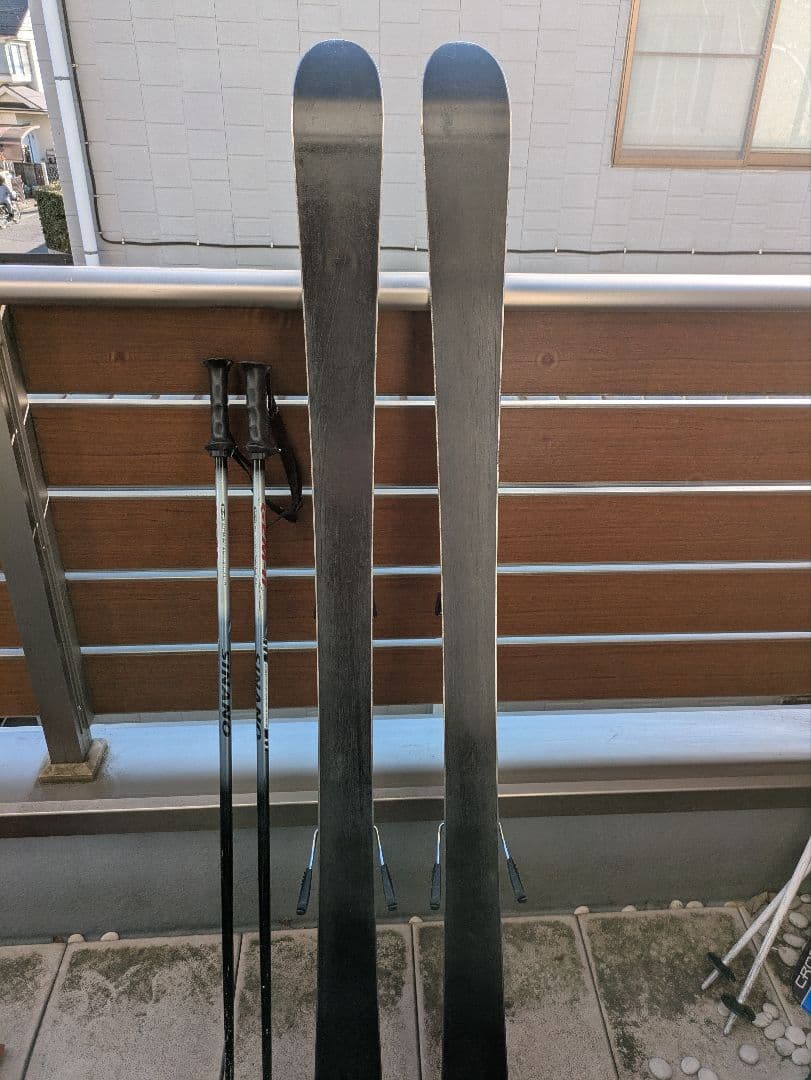 スキー　板／ビンディング／ストック　サイズ150　セット