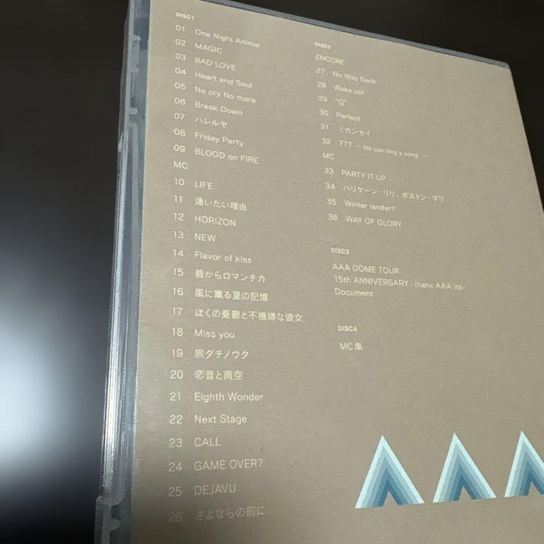 ★AAAライブ初回DVD2本セット★