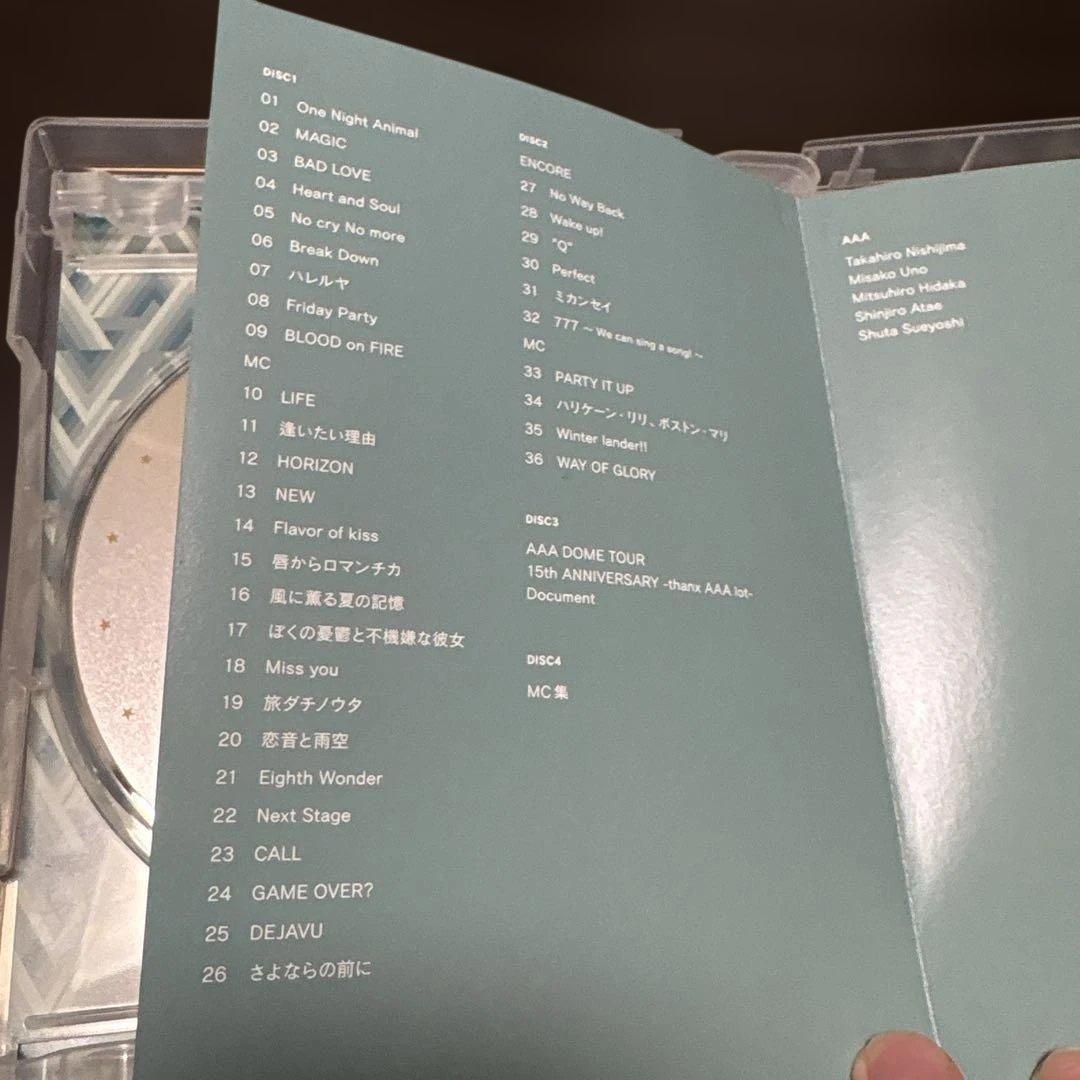 ★AAAライブ初回DVD2本セット★