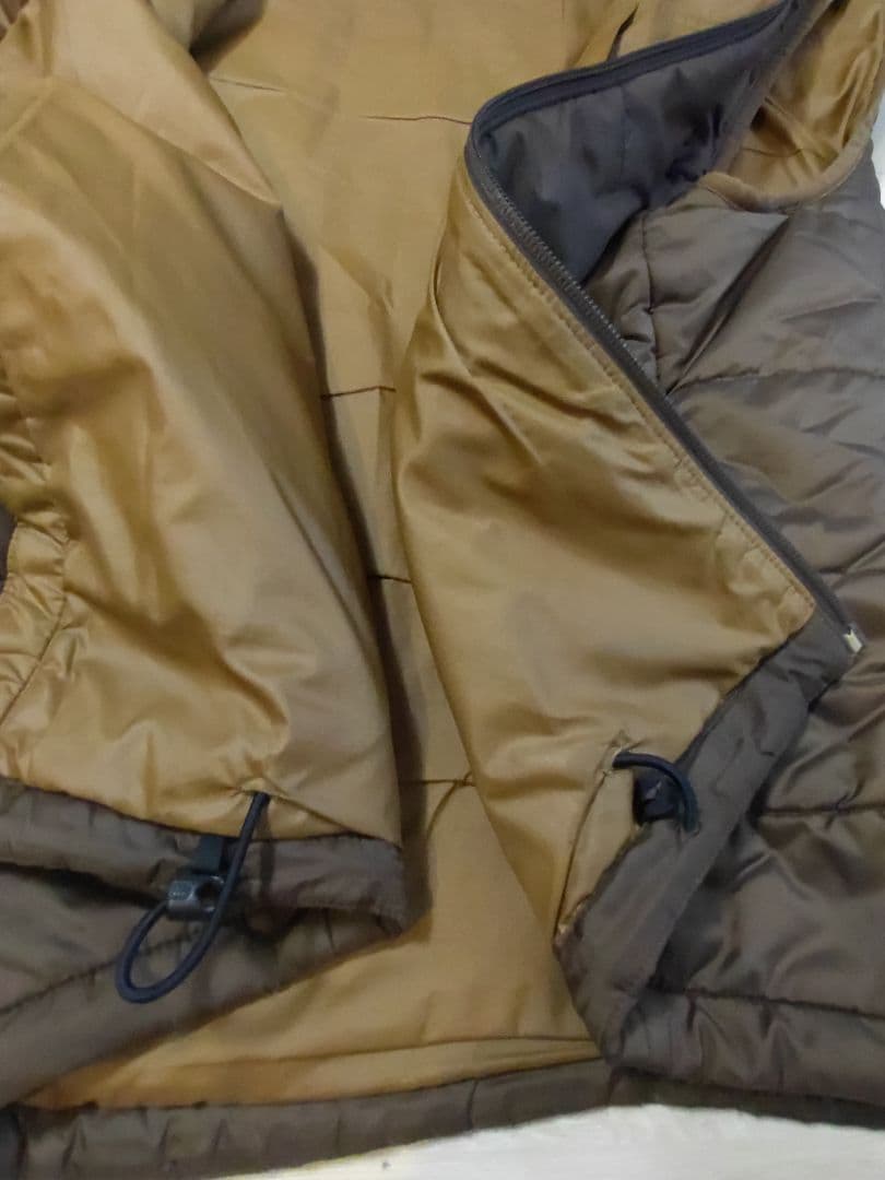 【美中古】マイクロパフ　ベスト　ヘナブラウン　メンズS