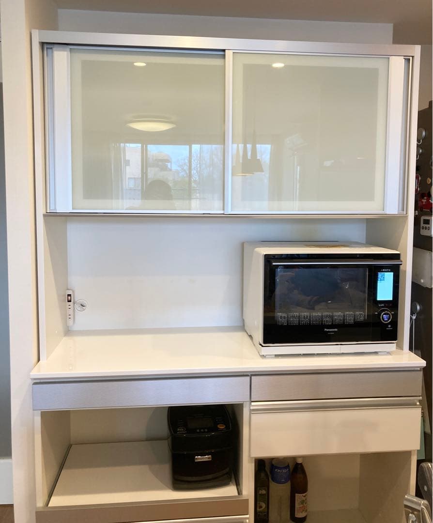 ACTAS ホワイト カップボード　3/16まで出品