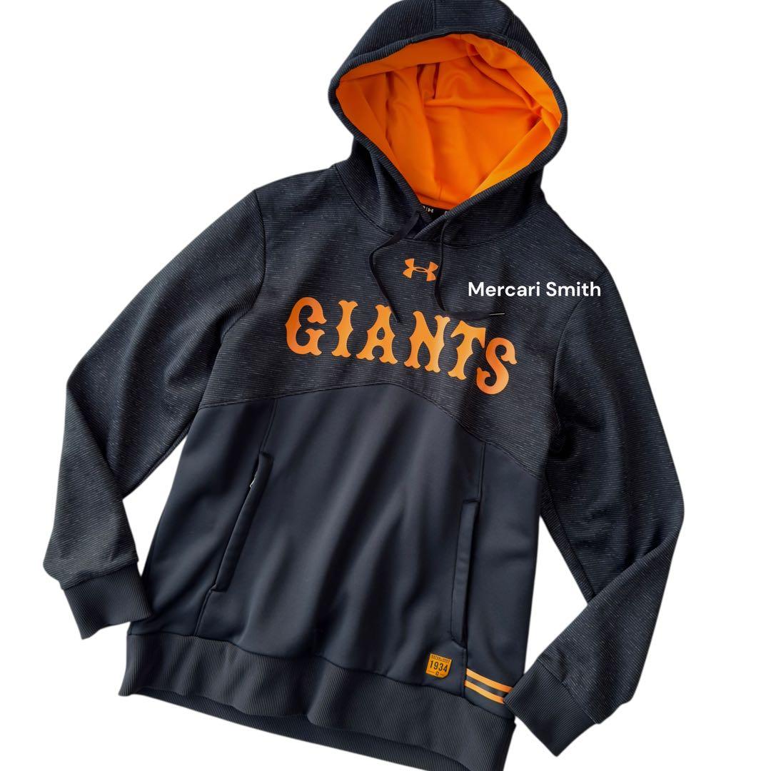 アンダーアーマー×読売ジャイアンツ アーマーフリースプルオーバーパーカー M