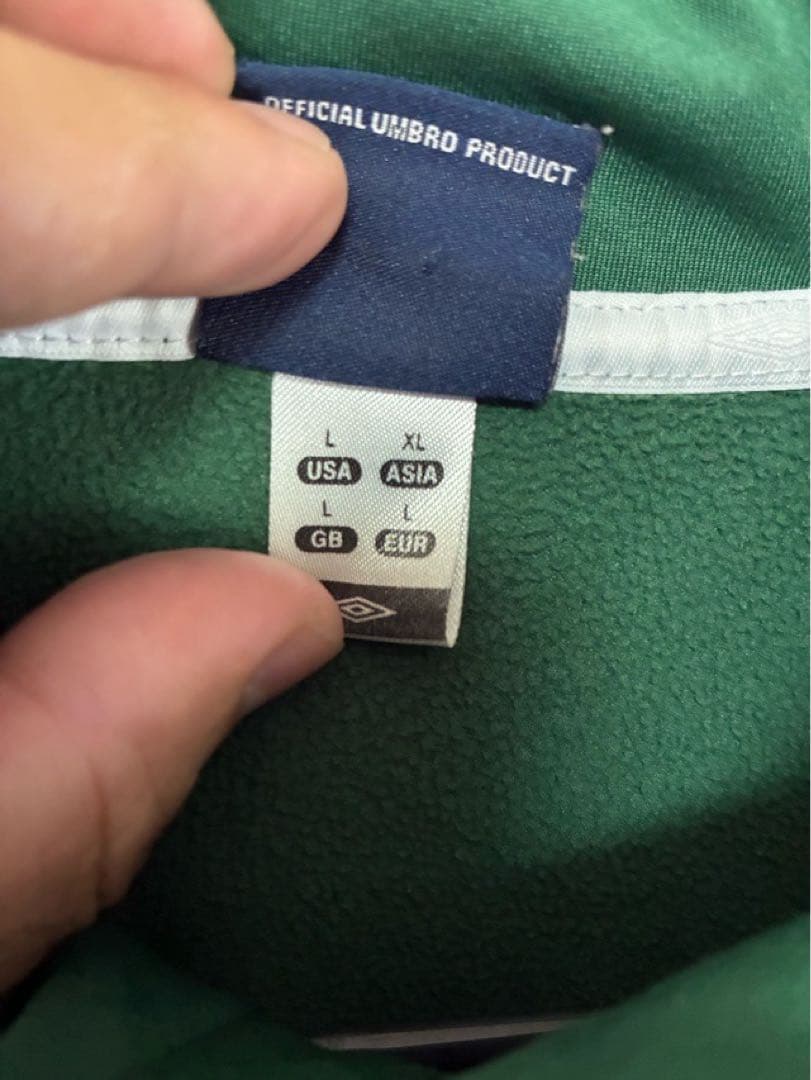 アイルランド代表 UMBRO アンブロ ハーフジップ トラックジャケット XL