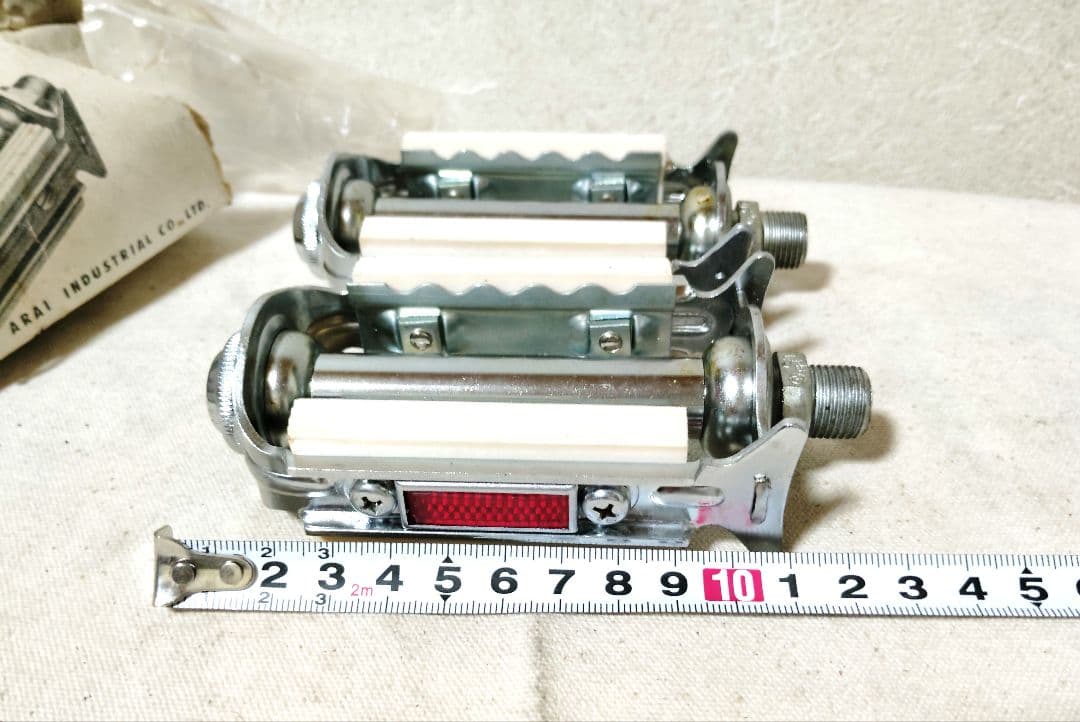 ※交渉中購入不可 新品 レトロ アライ ゴムペダル フラッシャー自転車 軽快車