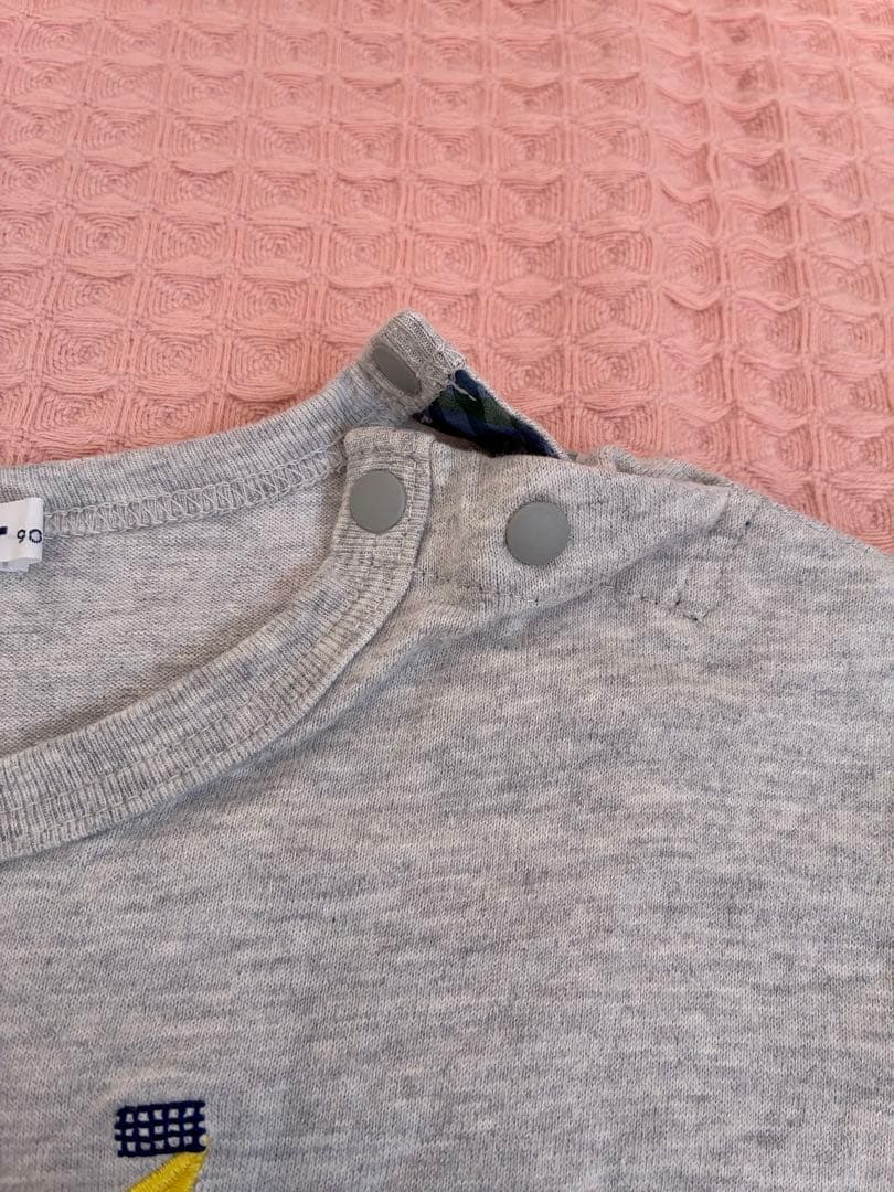 familiar ボートとクマ刺繍 Tシャツセット