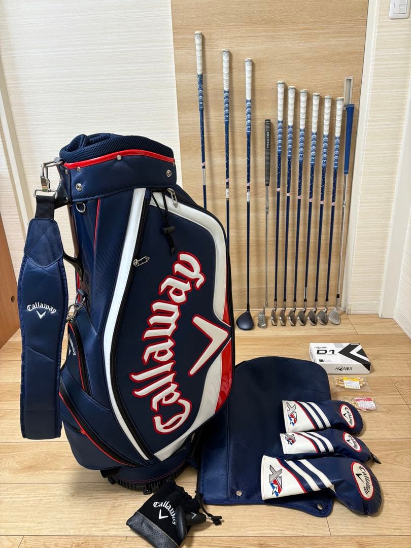 ☆キャロウェイ・XRシリーズで揃えた超豪華フルセット☆美品バッグ付き☆