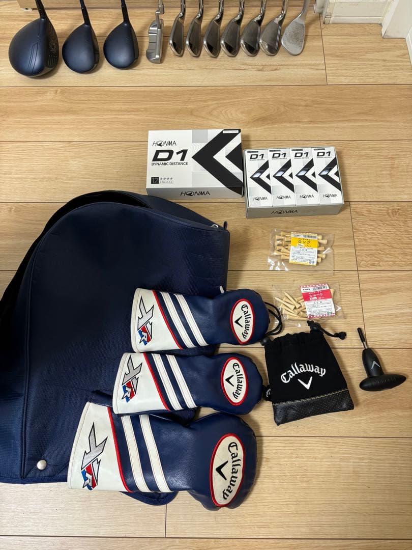 ☆キャロウェイ・XRシリーズで揃えた超豪華フルセット☆美品バッグ付き☆