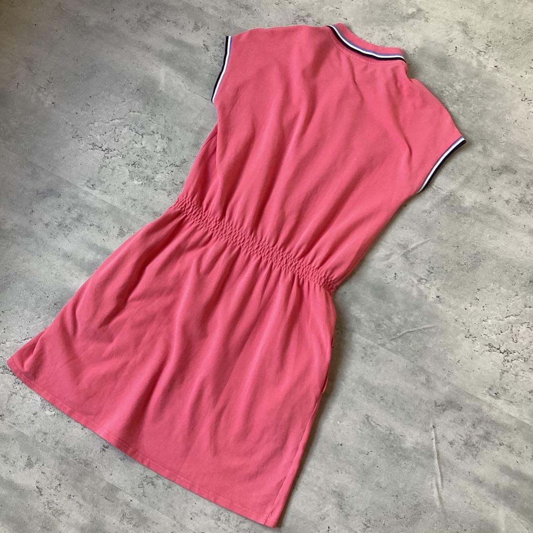 LacosteL!VEラコステライブ　ポロワンピース　スポーツウェア　ピンク