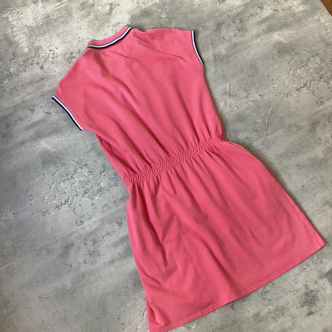 LacosteL!VEラコステライブ　ポロワンピース　スポーツウェア　ピンク