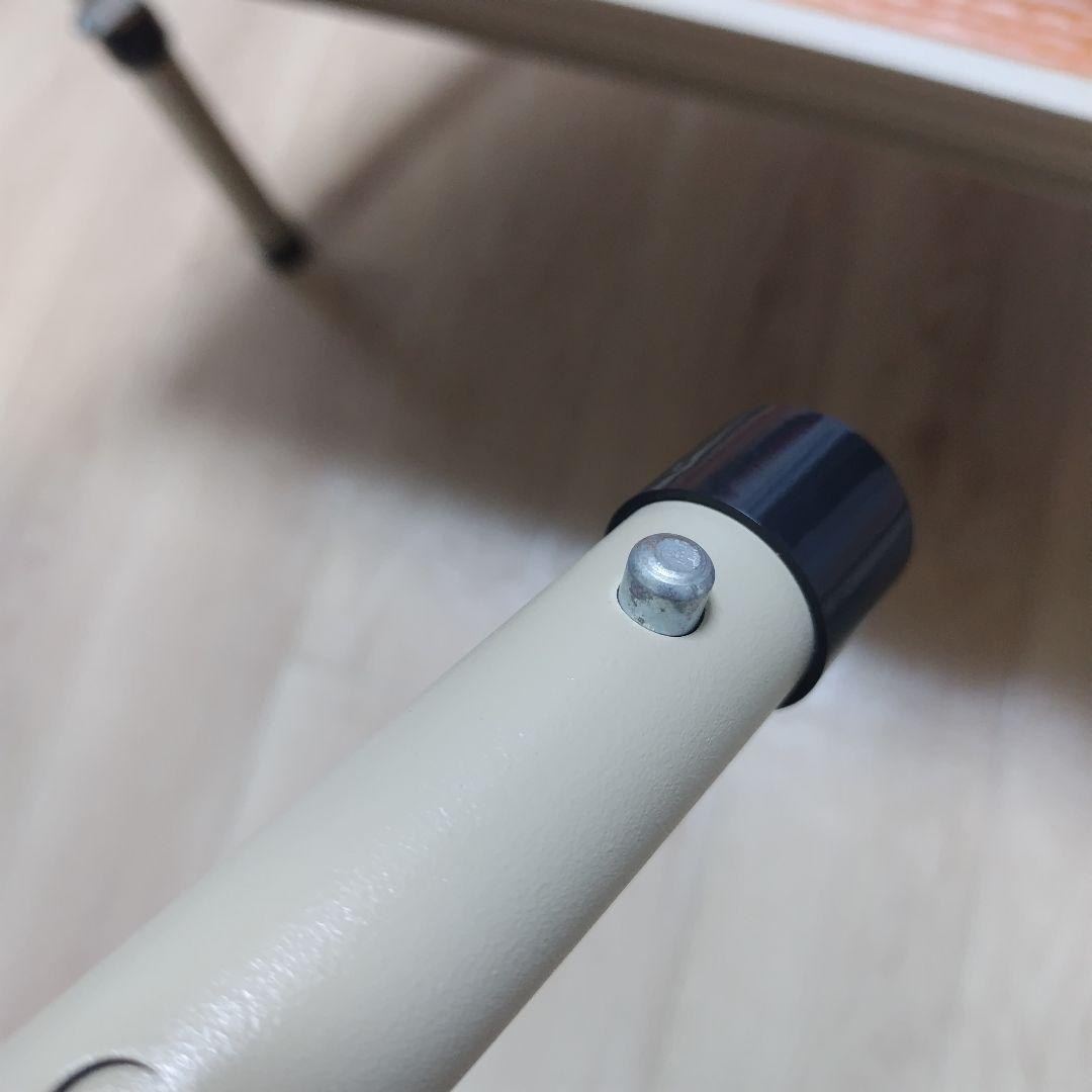 dod　丸型ワンポールテントテーブル　ブラウン/ベージュ