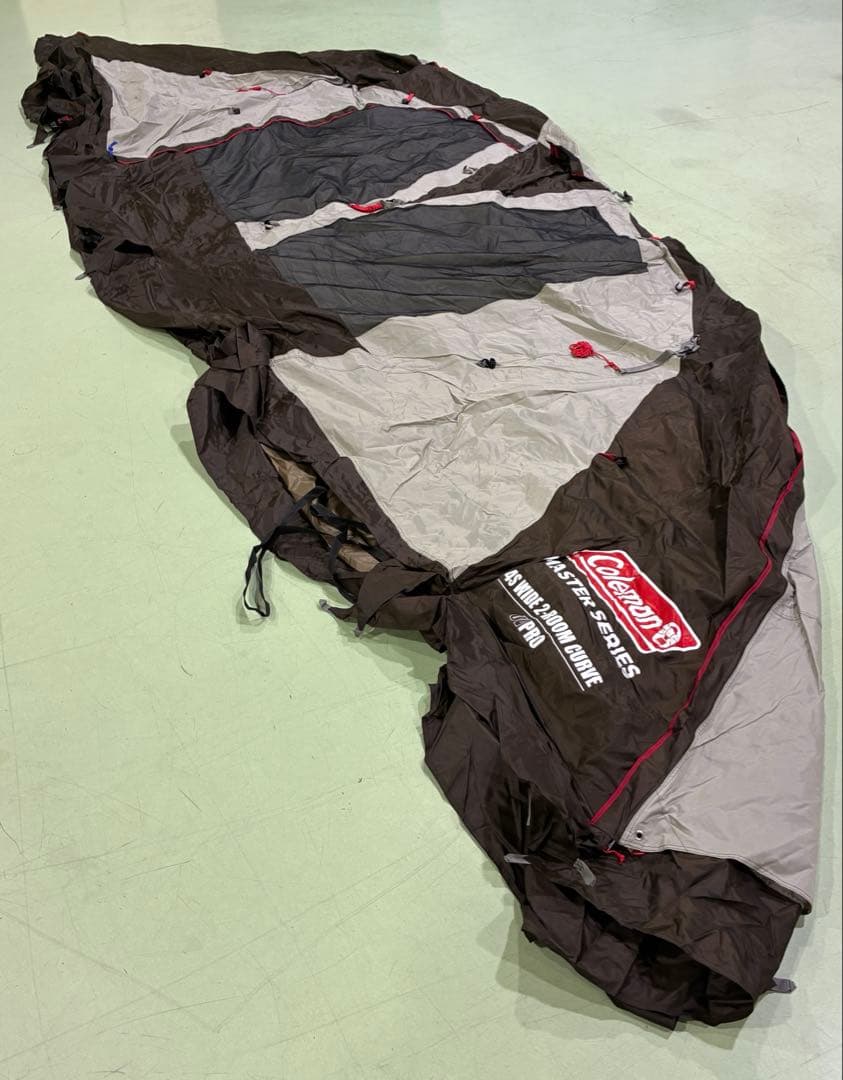 ほぼ未使用　コールマン 4Sワイド2ルームカーブ テント 試し張りのみ 美品