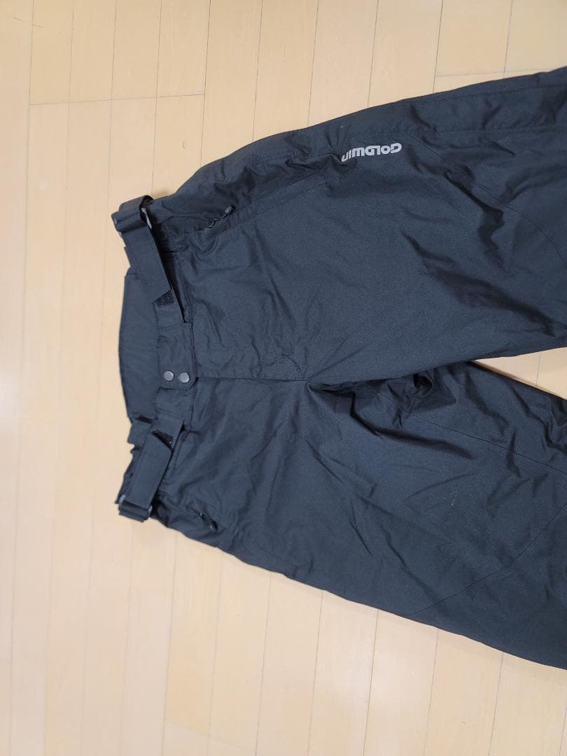 GOLDWIN スキーウェア サイドオープンパンツ フルジップ XXL 黒