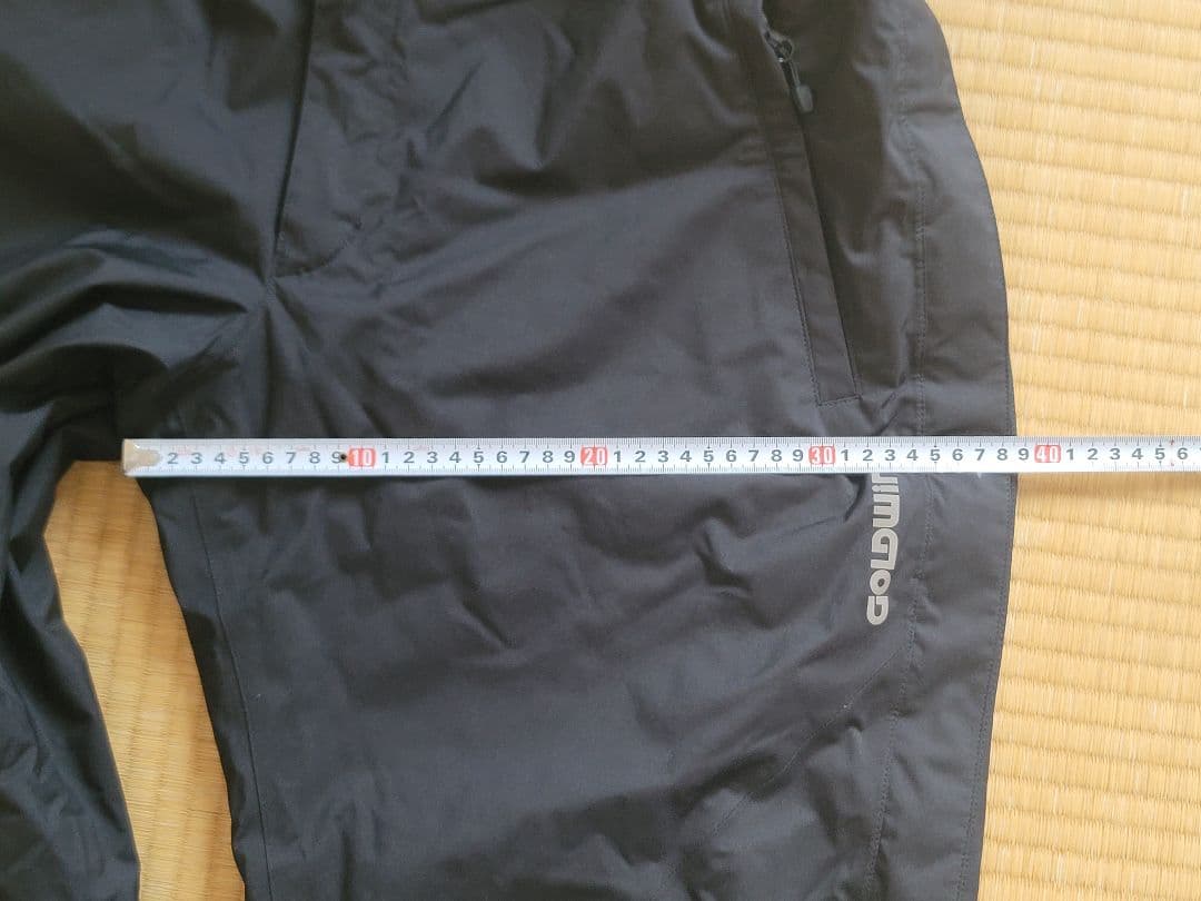 GOLDWIN スキーウェア サイドオープンパンツ フルジップ XXL 黒