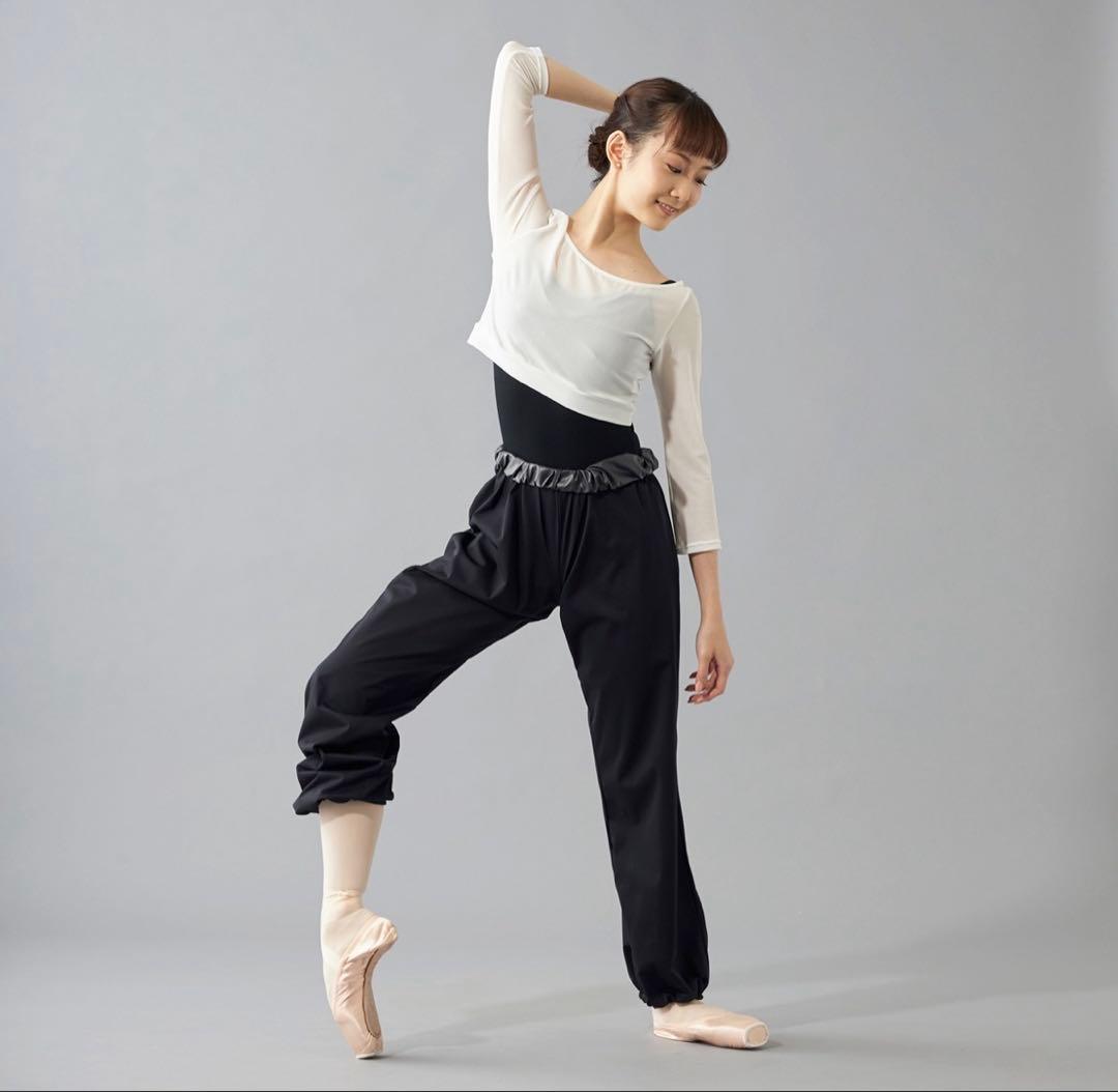 【Chacott】ストレッチスキンサウナパンツ ロング／ブラック