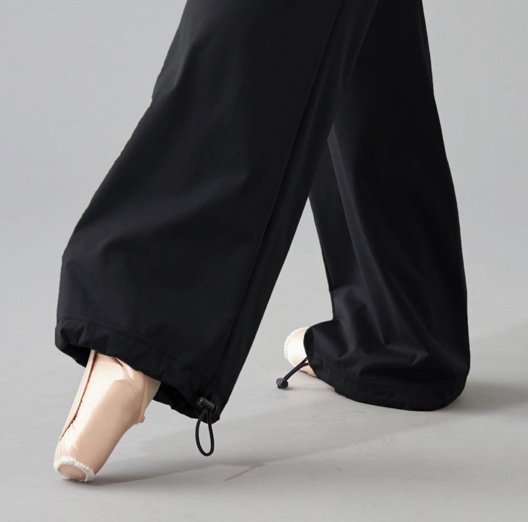 【Chacott】ストレッチスキンサウナパンツ ロング／ブラック