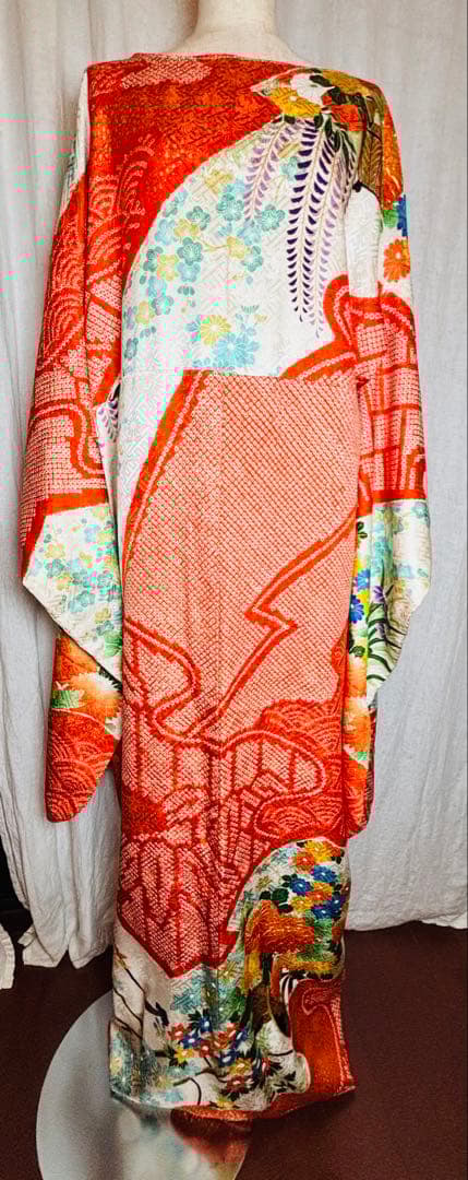 【アサミ】358 振袖リメイクワンピース成人式発表会 会食 結婚式