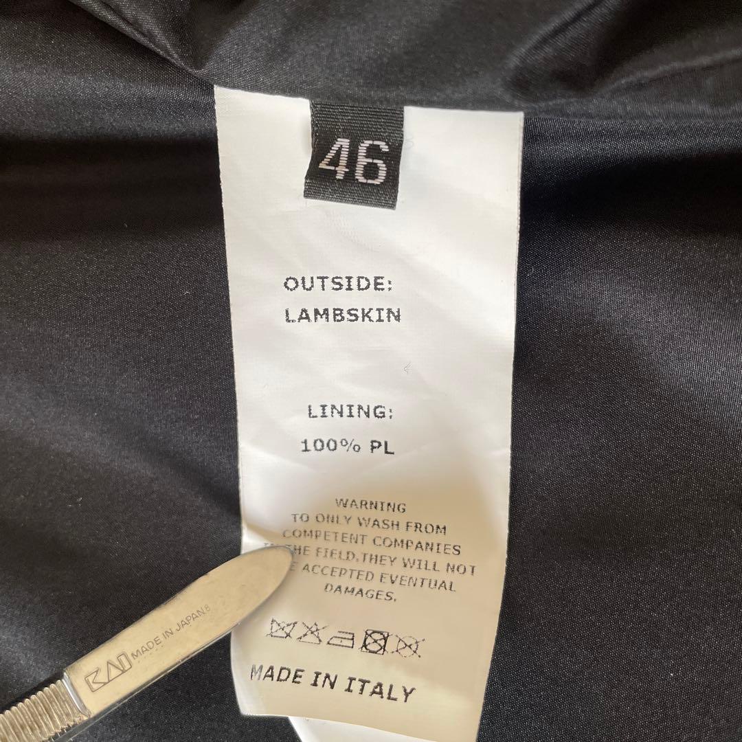 【新品未使用】EMMETI エンメティ　JURI シングルライダース　46