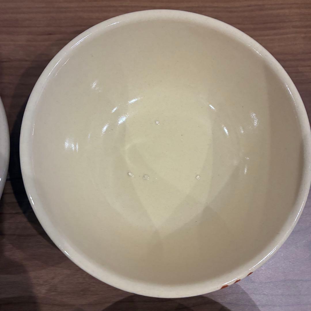 ベトナム　ソンべ焼き　どんぶり　ライテウ焼き　鶏の絵柄 陶器ボウル 丼 4セット