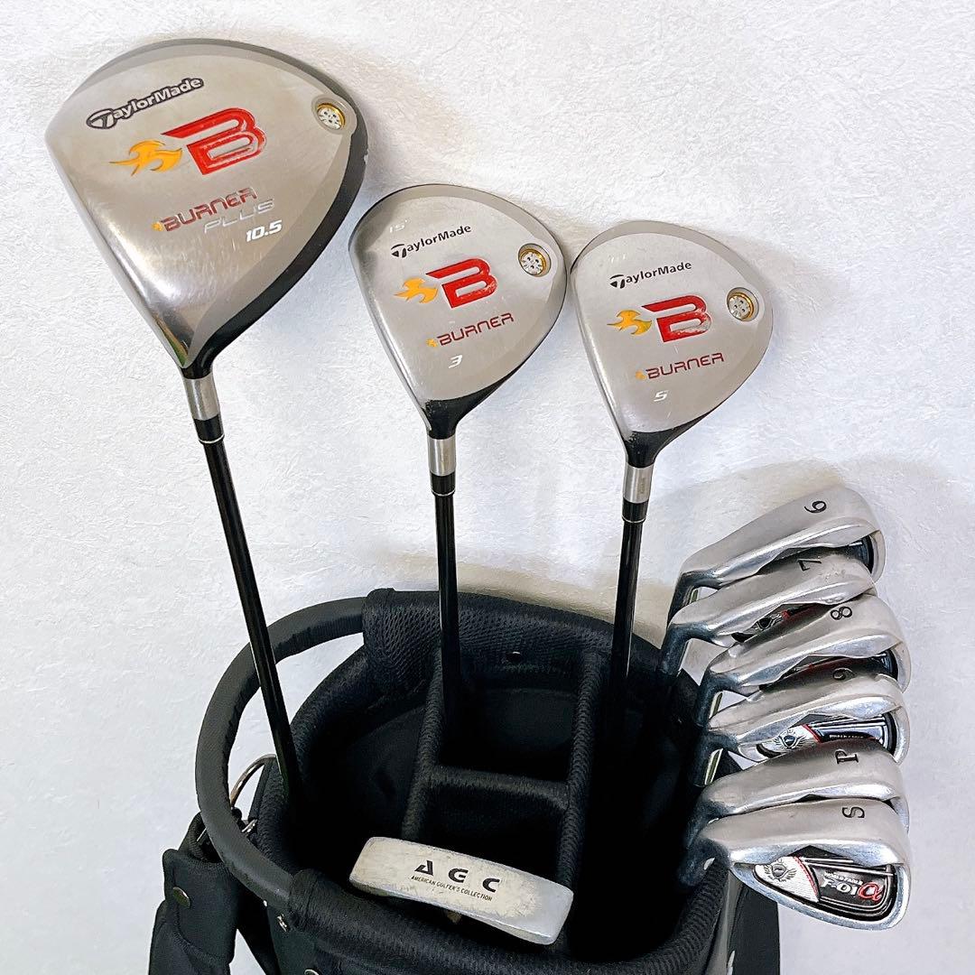 テーラーメイド　バーナー プラス　メンズレフティ クラブセット ニューバランス