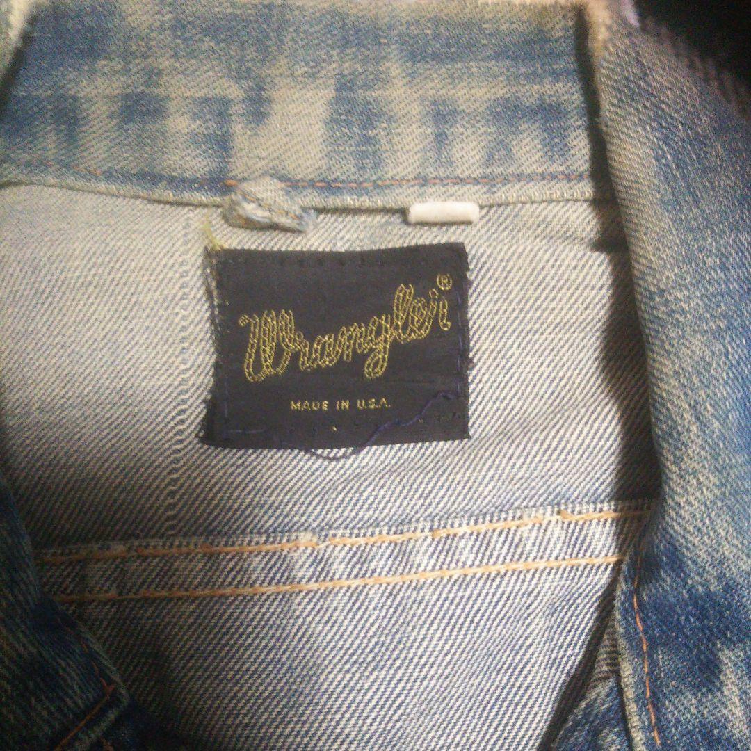 WRANGLER ラングラー　デニムジャケッ　24MJZ 70s 黒タグ