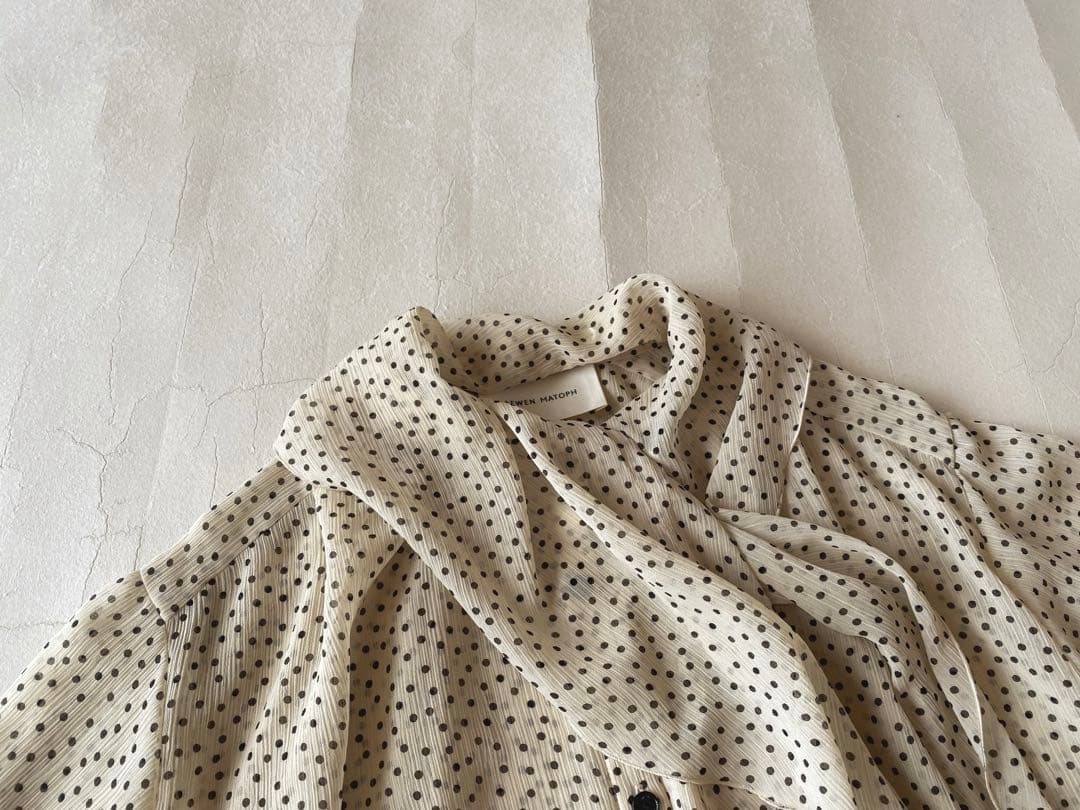 ユナイテッドアローズ AEWEN MATOPH 2wayボウタイシフォンブラウス