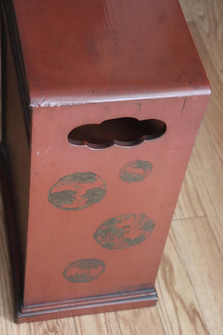 小物入れ　アンティーク　蒔絵