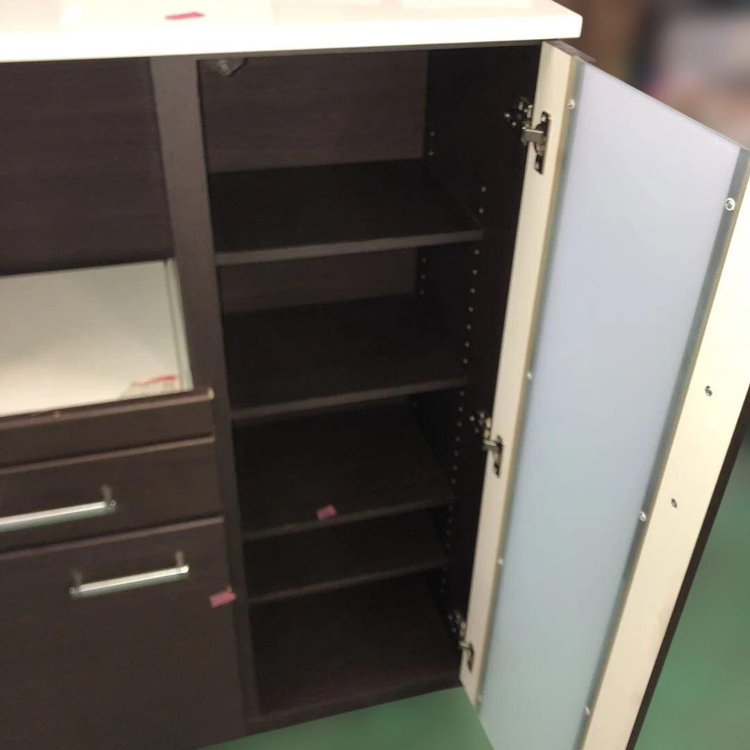 直接引き取り可能 ニトリ キッチンカウンター 食器棚 キッチン家具 収納