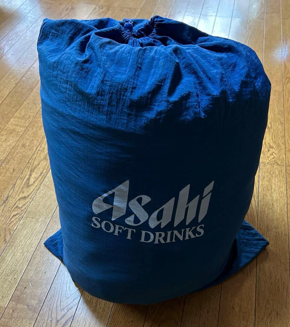 非売品　アサヒビール　MITSUYA CIDER グローブ型シュラフ 収納袋付き